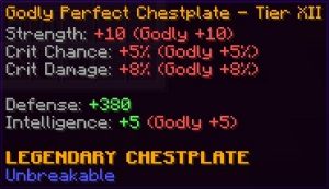 Perfect Chestplate Tier XII